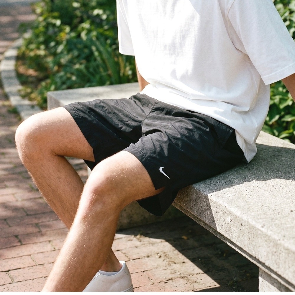 Nike Mens Black Volley Swim Shorts NESS8511 Trunks Small Running Gym Athletic